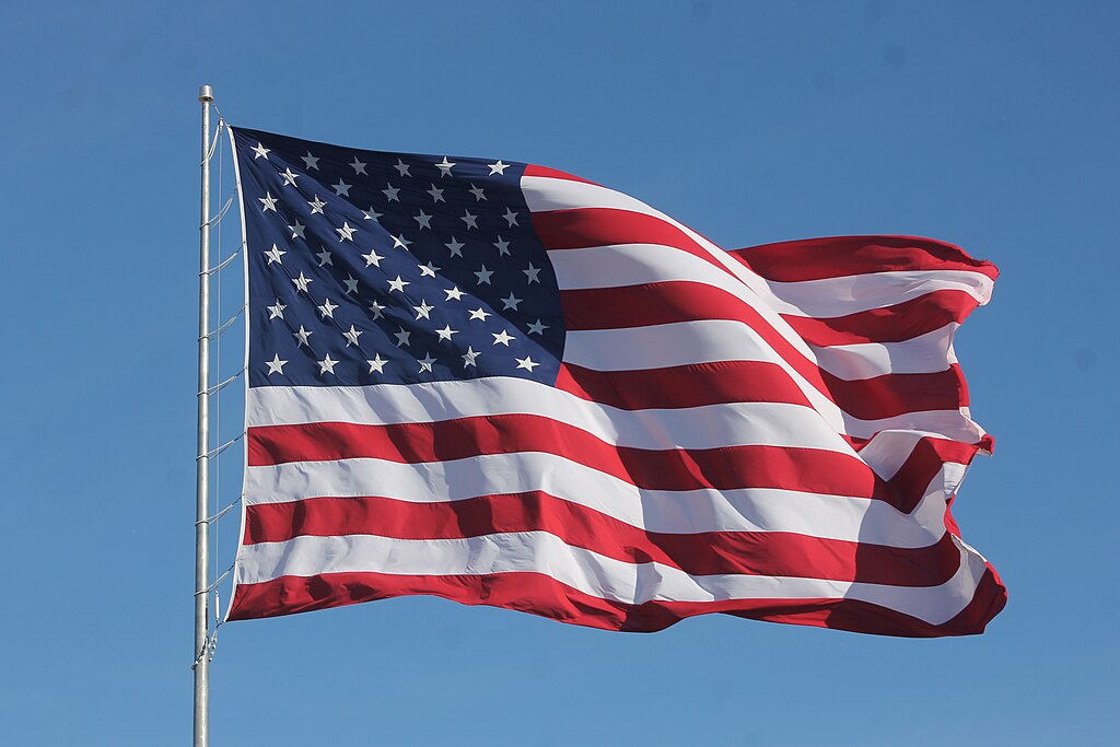 How to celebrate America the Beautiful Day - wave the USA Flag